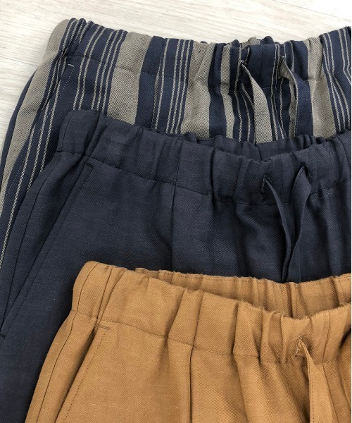 KIIT(キート)の「KIIT キート / RELAXING PANTS リラクシングパンツ イージーパンツ / KIM-P93-202(その他パンツ・メンズ・チャコールグレー/ストライプ/キャメル・1/3/2)」の12枚目の写真