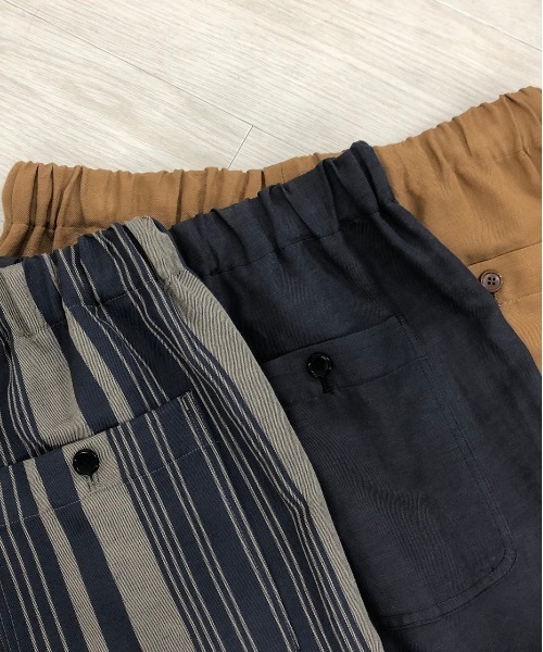 KIIT(キート)の「KIIT キート / RELAXING PANTS リラクシングパンツ イージーパンツ / KIM-P93-202(その他パンツ・メンズ・チャコールグレー/ストライプ/キャメル・1/3/2)」の11枚目の写真