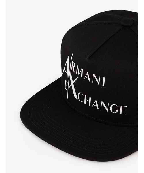 ARMANI EXCHANGE(アルマーニエクスチェンジ)の「【A|X アルマーニ エクスチェンジ】ロゴ パネルキャップ(キャップ・メンズ・ブラック・FREE)」の2枚目の写真