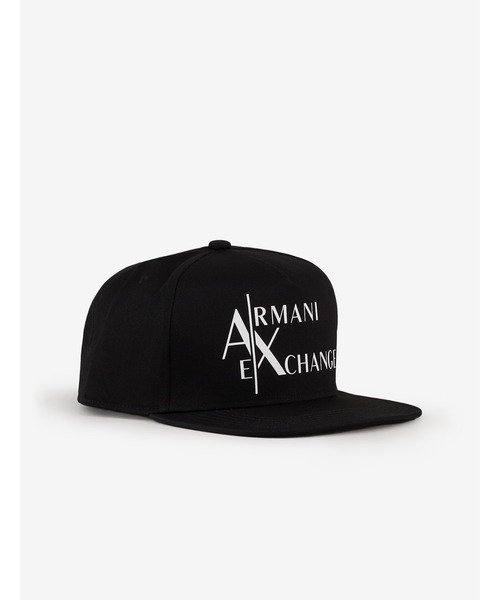 ARMANI EXCHANGE(アルマーニエクスチェンジ)の「【A|X アルマーニ エクスチェンジ】ロゴ パネルキャップ(キャップ・メンズ・ブラック・FREE)」の4枚目の写真