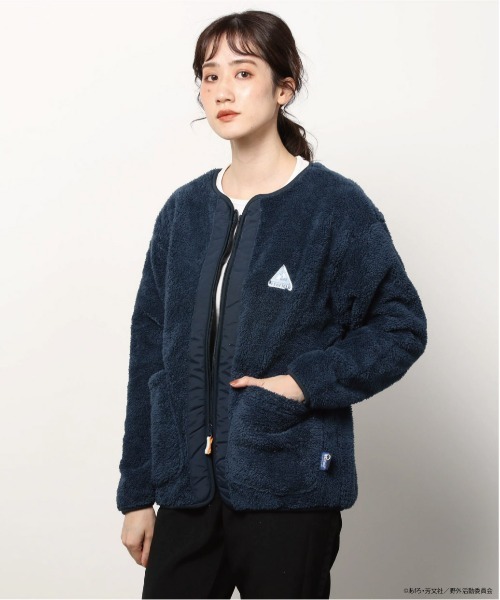 PEN FIELD(ペンフィールド)の「PENFIELD × ゆるキャン△ 防風フリースカーディガン(カーディガン/ボレロ)」|ネイビー