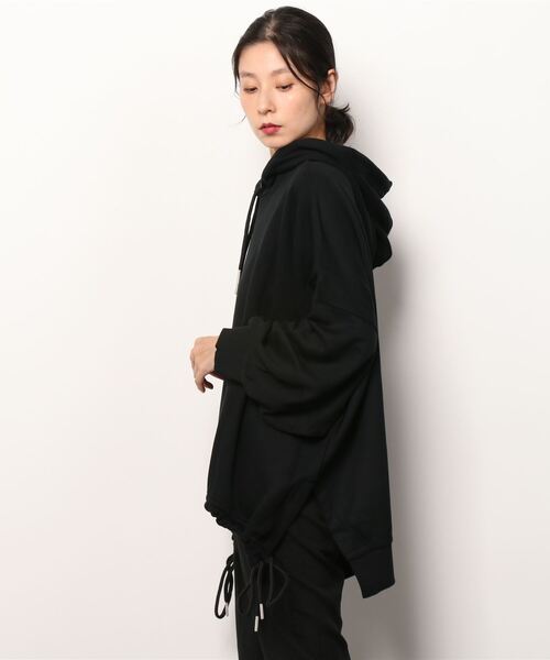 DIESEL（ディーゼル）の「レディース スウェット パーカー ルーズ スーパーリラックス（パーカー・レディース・ブラック/ピンク・MEDIUM/SMALL/X-SMALL/XX-SMALL）」の7枚目の写真