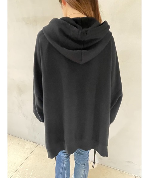 DIESEL（ディーゼル）の「レディース スウェット パーカー ルーズ スーパーリラックス（パーカー・レディース・ブラック/ピンク・MEDIUM/SMALL/X-SMALL/XX-SMALL）」の9枚目の写真