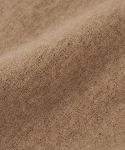 CIAOPANIC TYPY（チャオパニックティピー）の「太フリンジストール（マフラー・レディース・チャコールグレー/ベージュ/ブラウン/オレンジ/アイボリー・ONE SIZE）」の17枚目の写真