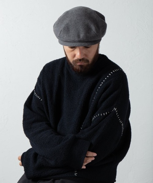 RACAL（ラカル）の「【Racal】Hunting RL-21-1198（ハンチング/ベレー帽・メンズ・ブラック/ブラウン/グレー・L）」の4枚目の写真
