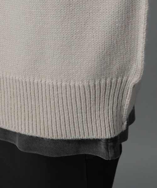 HARE（ハレ）の「2WAYマルチデザインカーディガン(HARE)（カーディガン/ボレロ・メンズ・ライトブルー/ブラック/ブラウン/グレー・SMALL/MEDIUM）」の10枚目の写真