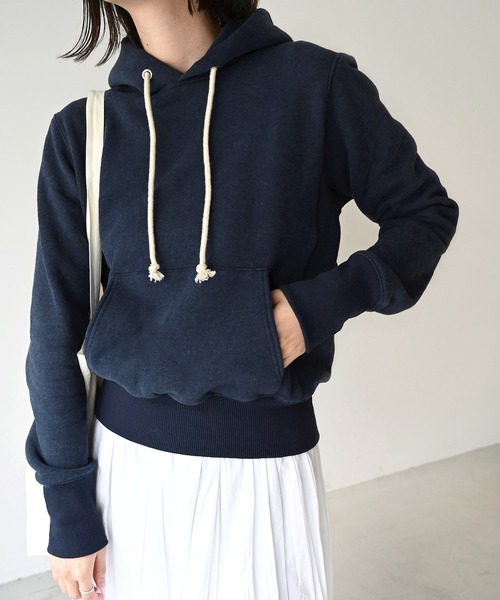 CANAL JEAN（キャナルジーン）の「arc(アーク) フリースミニパーカー（パーカー・レディース・ネイビー/グレー/イエロー/キナリ・38）」の3枚目の写真