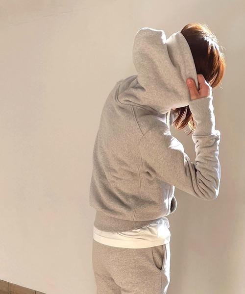 CANAL JEAN（キャナルジーン）の「arc(アーク) フリースミニパーカー（パーカー・レディース・ネイビー/グレー/イエロー/キナリ・38）」の15枚目の写真