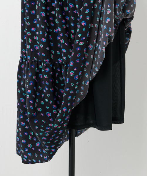 BEARDSLEY（ビアズリー）の「レオパードティアードスカート（スカート