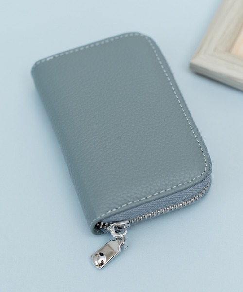DEVICE（デバイス）の「パステルカラー ミニウォレット カードケース カードホルダー（財布・レディース・ブラック/グレー/ブルー/キャメル・FREE）」の4枚目の写真