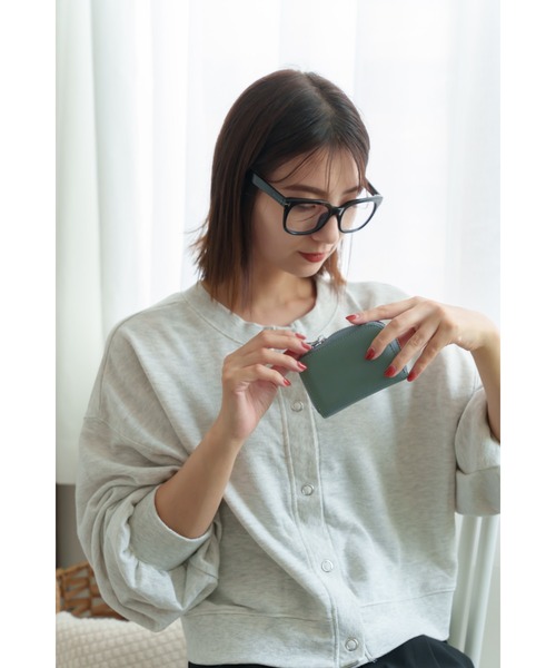 DEVICE（デバイス）の「パステルカラー ミニウォレット カードケース カードホルダー（財布・レディース・ブラック/グレー/ブルー/キャメル・FREE）」の11枚目の写真