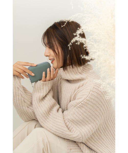 DEVICE（デバイス）の「パステルカラー ミニウォレット カードケース カードホルダー（財布・レディース・ブラック/グレー/ブルー/キャメル・FREE）」の17枚目の写真