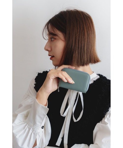 DEVICE（デバイス）の「パステルカラー ミニウォレット カードケース カードホルダー（財布・レディース・ブラック/グレー/ブルー/キャメル・FREE）」の20枚目の写真