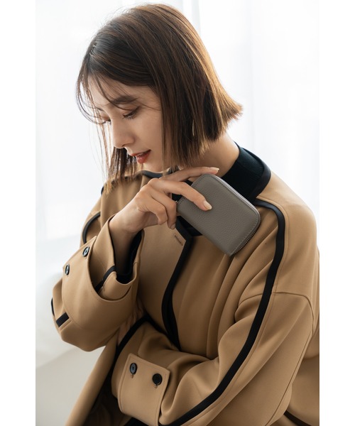 DEVICE（デバイス）の「パステルカラー ミニウォレット カードケース カードホルダー（財布・レディース・ブラック/グレー/ブルー/キャメル・FREE）」の22枚目の写真