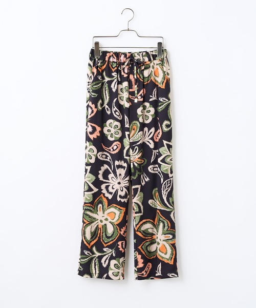 CIAOPANIC（チャオパニック）の「総柄ワイドイージーパンツ（その他パンツ・レディース・ブラック/ベージュ/ブラウン/チェック・FREE）」の9枚目の写真