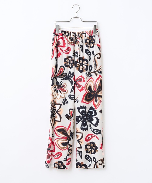 CIAOPANIC（チャオパニック）の「総柄ワイドイージーパンツ（その他パンツ・レディース・ブラック/ベージュ/ブラウン/チェック・FREE）」の16枚目の写真