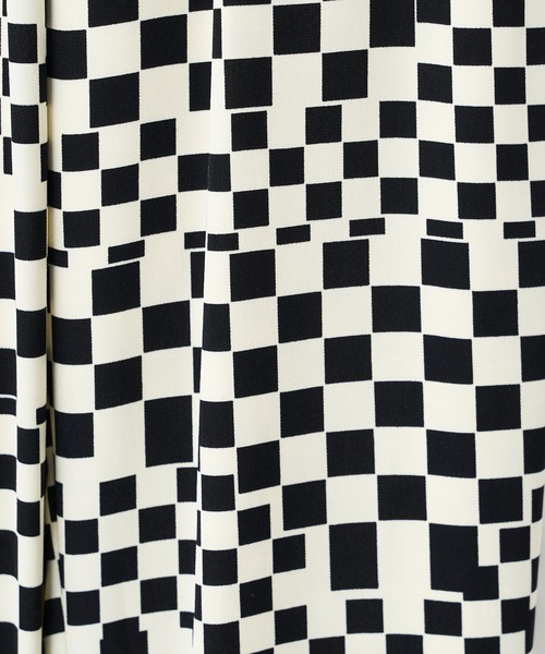 CIAOPANIC（チャオパニック）の「総柄ワイドイージーパンツ（その他パンツ・レディース・ブラック/ベージュ/ブラウン/チェック・FREE）」の11枚目の写真