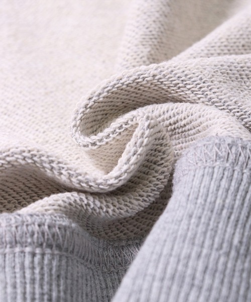 LUXE/R(ラグジュ)の「【ユニセックス】【LUXE/R】モノグラム & くまさん 刺繍 スウェット プルオーバー(RMS)(スウェット・メンズ・ホワイト×ブラック/ブラック×ホワイト/杢グレー・MEDIUM/LARGE)」の8枚目の写真