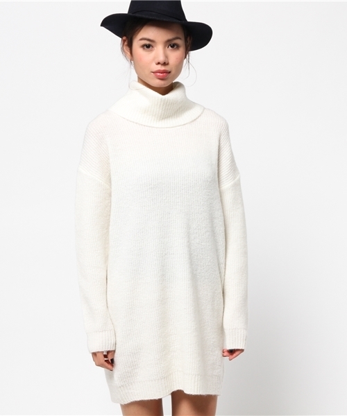 MOUSSY(マウジー)の「Looseturtle OPK(ワンピース・レディース・トップグレー/オフホワイト/ネイビー・FREE)」の11枚目の写真