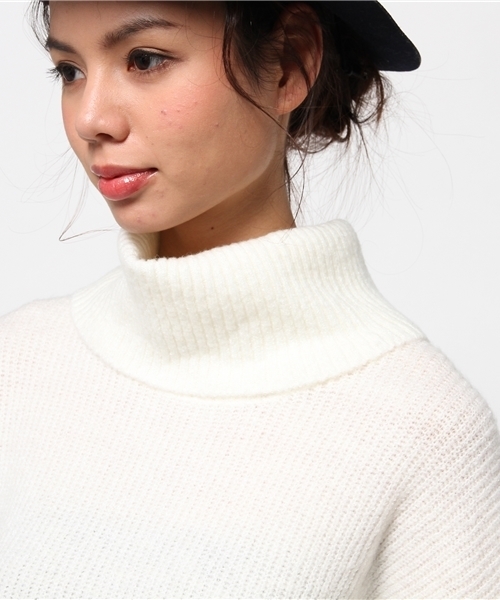 MOUSSY(マウジー)の「Looseturtle OPK(ワンピース・レディース・トップグレー/オフホワイト/ネイビー・FREE)」の7枚目の写真