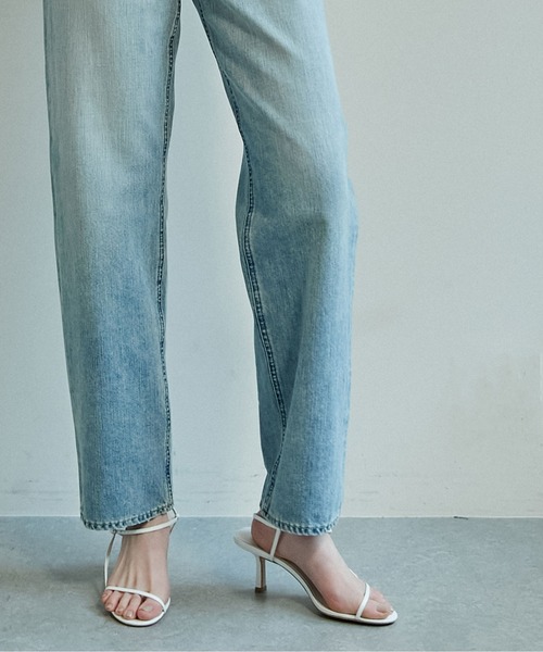 YANUK ガリャルダガランテ別注 ブーツカットデニムパンツ カットオフ