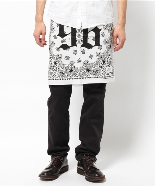 MYE-DO'（マイ・ドゥ）の「バンダナスカート”96”（スカート・メンズ・ホワイト/ブラック・FREE）」の14枚目の写真