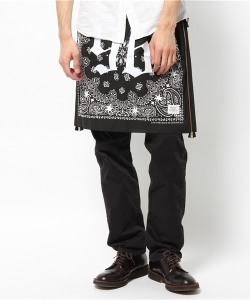 MYE-DO'（マイ・ドゥ）の「バンダナスカート”96”（スカート・メンズ・ホワイト/ブラック・FREE）」の15枚目の写真