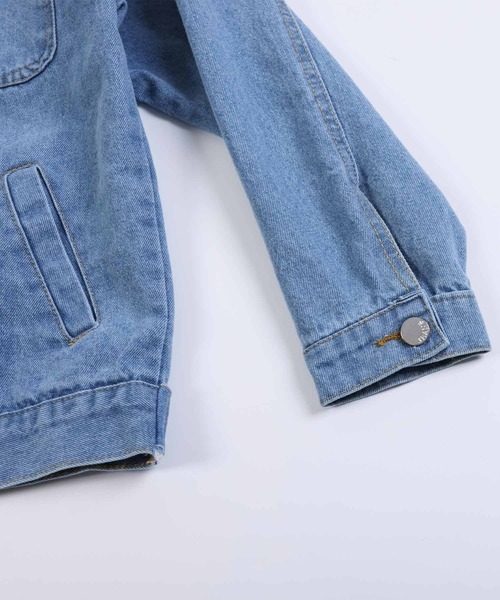 Amulet（アミュレット）の「デニム風ジャケット（デニムジャケット・レディース・ブルー・M/L/XL）」の5枚目の写真