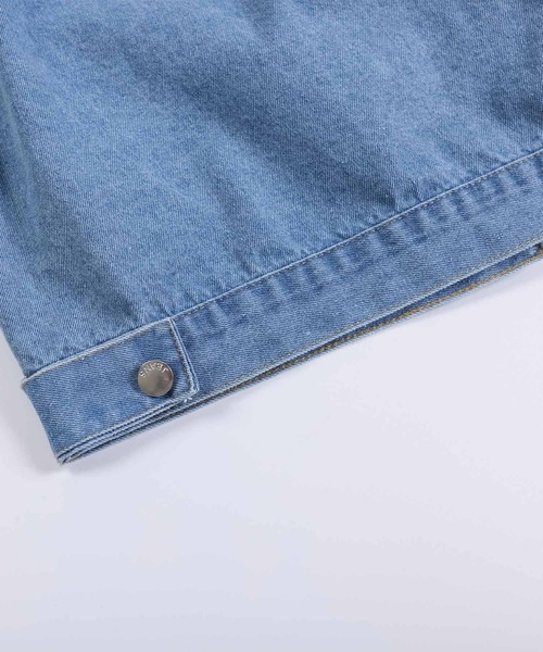 Amulet（アミュレット）の「デニム風ジャケット（デニムジャケット・レディース・ブルー・M/L/XL）」の9枚目の写真