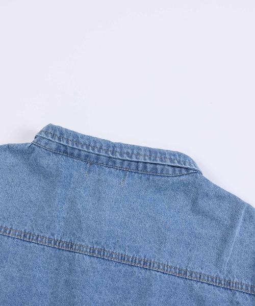 Amulet（アミュレット）の「デニム風ジャケット（デニムジャケット・レディース・ブルー・M/L/XL）」の7枚目の写真