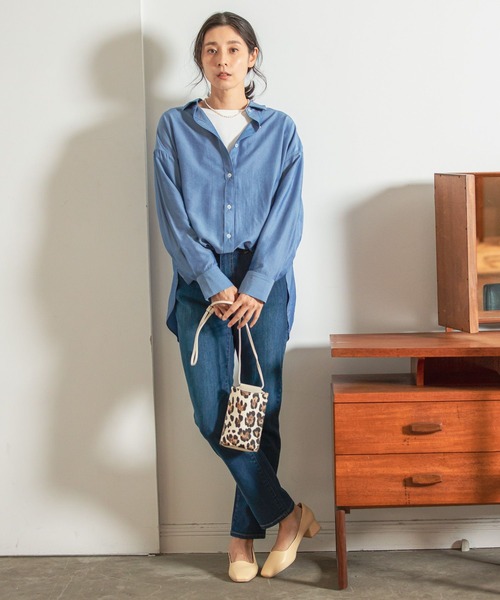 LEPSIM(レプシィム)の「アソートストライプシャツ 256065(シャツ/ブラウス・レディース・グレー系その他/ブルー/ピンク系その他/ブルー系その他・FREE)」の6枚目の写真