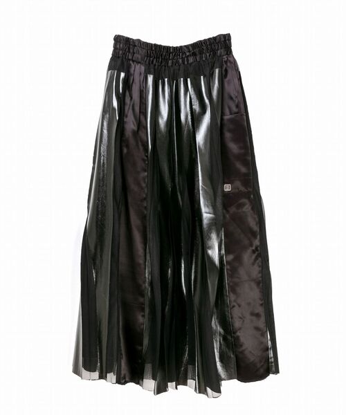 NAKAGAMI（ナカガミ）の「NAKAGAMI(ナカガミ) rubber print skirt/スカート/N03REG0001A（スカート・レディース・ホワイト/ブラック・1）」の3枚目の写真