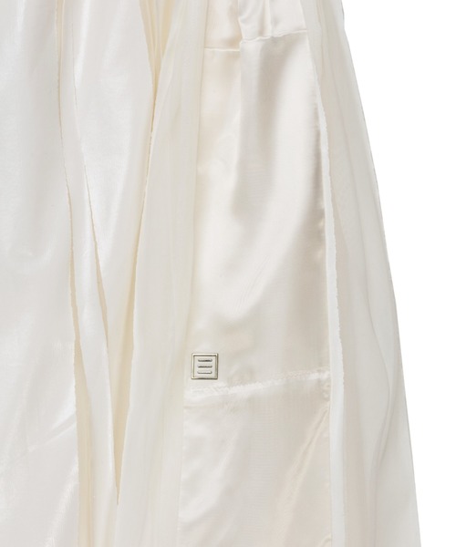 NAKAGAMI（ナカガミ）の「NAKAGAMI(ナカガミ) rubber print skirt/スカート/N03REG0001A（スカート・レディース・ホワイト/ブラック・1）」の17枚目の写真