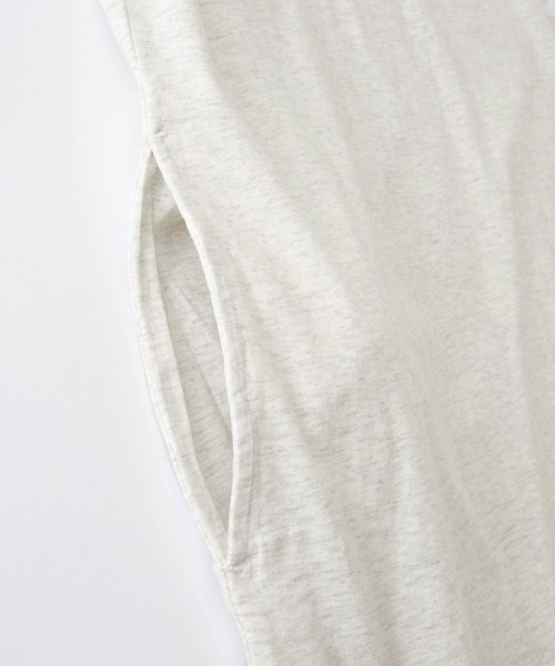 Dickies(ディッキーズ)の「Dickies/ディッキーズ オーバーサイズロゴプリントリブ コットンワンピース(ワンピース・レディース・ブラック/ブルー/オートミール・M)」の7枚目の写真