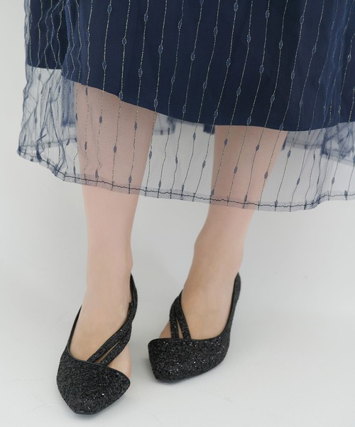 グリッター パンプス TINA：JOJUN