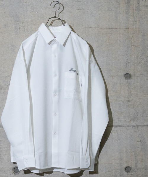 JOHN'S CLOSET（ジョンズクローゼット）の「【a】ナチュラルストレッチポリエステル バック刺繍BOWLING/DRIVINGシャツ　長袖（シャツ/ブラウス・メンズ・グレイッシュベージュ/ホワイト系その他/ベージュ系その他/ホワイト/ブラック/グリーン系その他/ブラック系その他/その他2/その他1/ブルー系その他/グリーン/ブルー・LARGE/MEDIUM）」の21枚目の写真