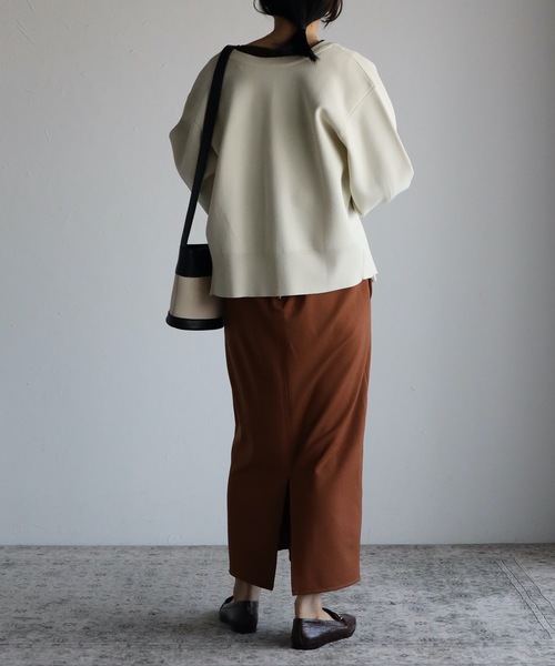 ap retro（アプレトロ）の「【ap retro】タイトロングスカート/ナロースカート（スカート・レディース・ブラック/アイボリー/グリーン/ブルー/レッド/モカ・FREE）」の20枚目の写真