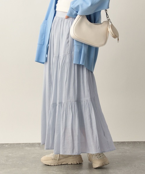 Heather（ヘザー）の「イレヘムギャザースカート 　274145（スカート・レディース・ブラック/グレー/アイボリー・FREE）」の13枚目の写真