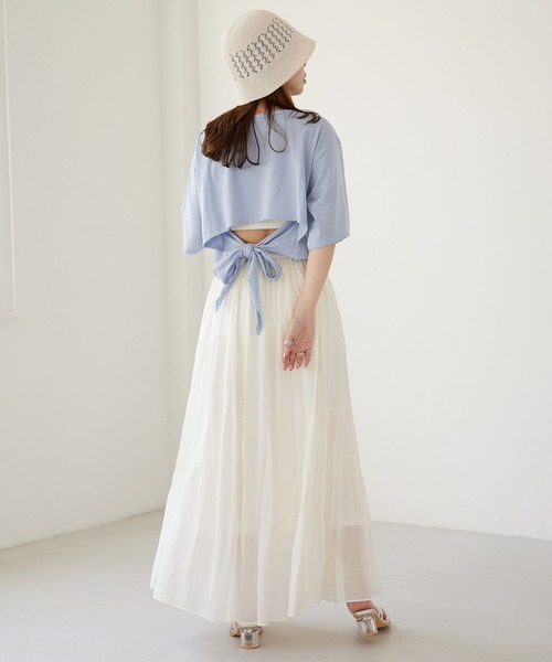 Heather（ヘザー）の「イレヘムギャザースカート 　274145（スカート・レディース・ブラック/グレー/アイボリー・FREE）」の20枚目の写真