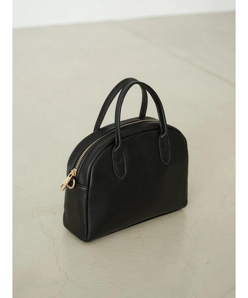 earth music&ecology(アースミュージックアンドエコロジー)の「ラウンドミニボストンバッグ*(トートバッグ・レディース・ブラック/ベージュ/アイボリー・FREE)」の13枚目の写真