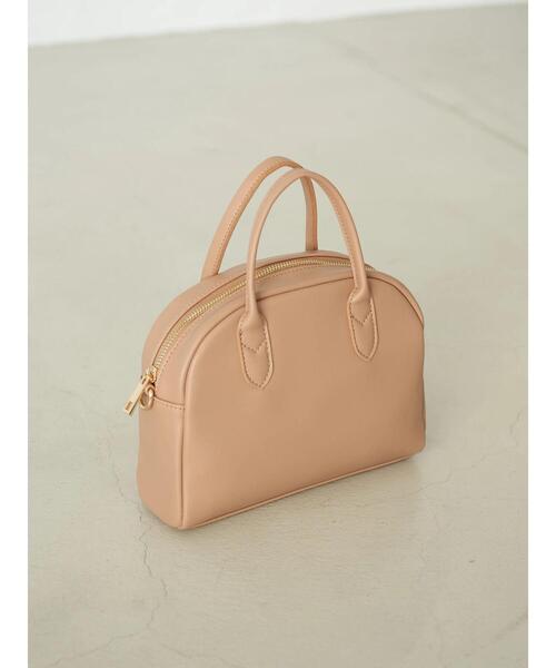 earth music&ecology(アースミュージックアンドエコロジー)の「ラウンドミニボストンバッグ*(トートバッグ・レディース・ブラック/ベージュ/アイボリー・FREE)」の14枚目の写真