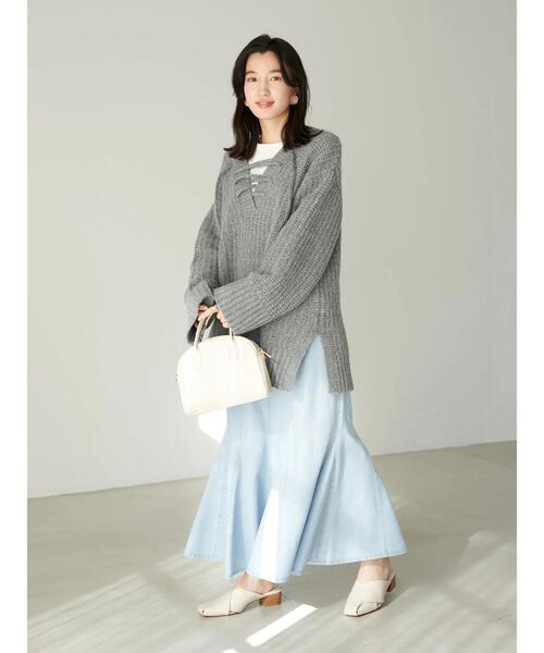 earth music&ecology(アースミュージックアンドエコロジー)の「ラウンドミニボストンバッグ*(トートバッグ・レディース・ブラック/ベージュ/アイボリー・FREE)」の15枚目の写真