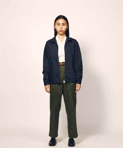 United Athle（ユナイテッドアスレ）の「【United Athle Works】T/C スウィングトップ（裏地付)(NEZ)（ミリタリージャケット・メンズ・ブラック/ベージュ/ネイビー・X-SMALL/SMALL/MEDIUM/LARGE/X-LARGE）」の12枚目の写真