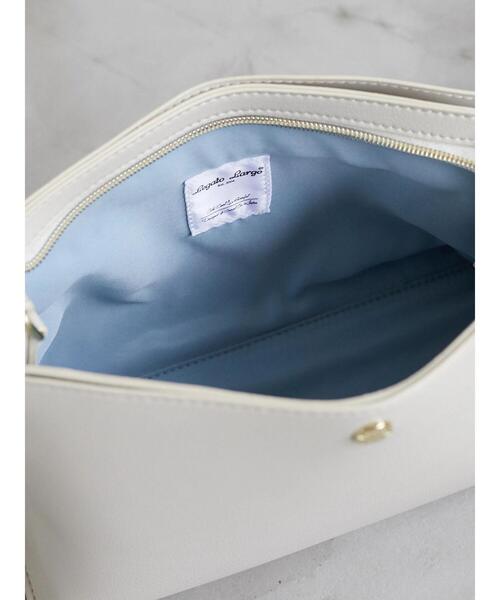 Legato Largo(レガートラルゴ)の「・別注Legato Largo 軽量ショルダーバッグ*(ショルダーバッグ・レディース・ブラック/グリーン/アイボリー・FREE)」の6枚目の写真