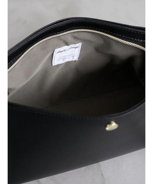 Legato Largo(レガートラルゴ)の「・別注Legato Largo 軽量ショルダーバッグ*(ショルダーバッグ・レディース・ブラック/グリーン/アイボリー・FREE)」の15枚目の写真