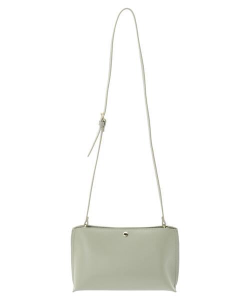 Legato Largo(レガートラルゴ)の「・別注Legato Largo 軽量ショルダーバッグ*(ショルダーバッグ・レディース・ブラック/グリーン/アイボリー・FREE)」の5枚目の写真