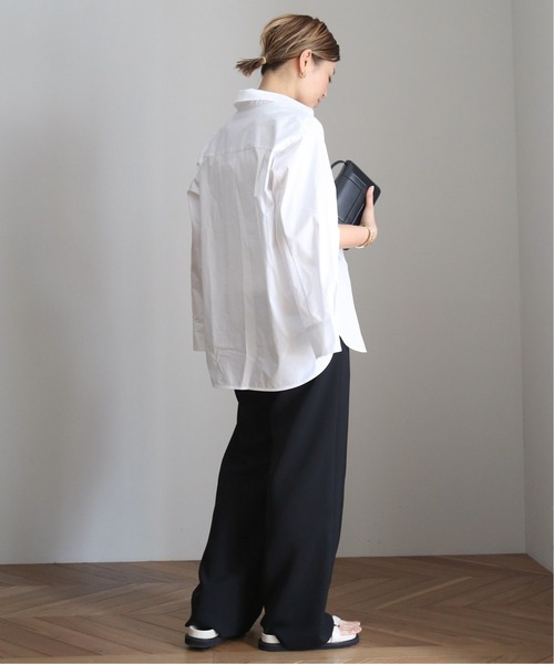 チノ WHITE SLIT SLEEVE シャツ ブラウス  38 白 CINOH（チノ）の「【CINOH/チノ】WHITE SLIT SLEEVE シャツ（シャツ