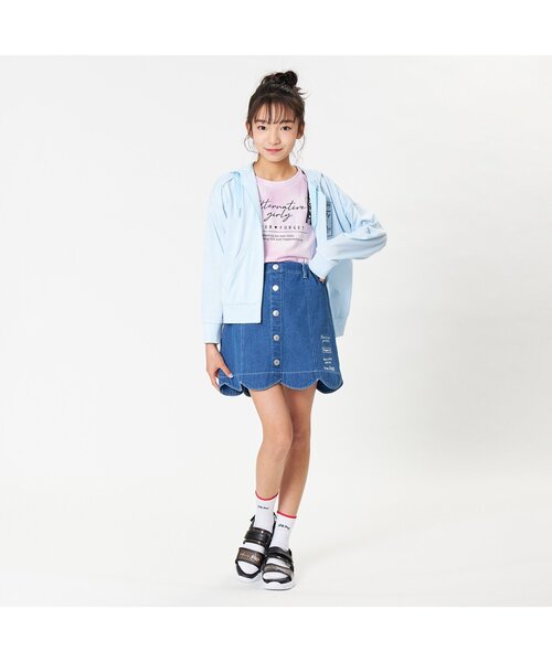 algy（アルジー）の「ショルダーロゴタイダイT（Tシャツ/カットソー・キッズ・イエロー/ミント/ラベンダー・SMALL/MEDIUM/X-SMALL/XX-SMALL）」の7枚目の写真