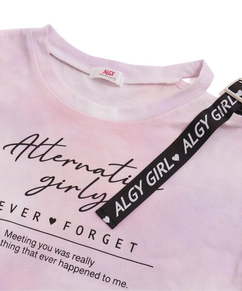 algy（アルジー）の「ショルダーロゴタイダイT（Tシャツ/カットソー・キッズ・イエロー/ミント/ラベンダー・SMALL/MEDIUM/X-SMALL/XX-SMALL）」の14枚目の写真
