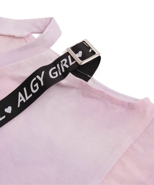algy（アルジー）の「ショルダーロゴタイダイT（Tシャツ/カットソー・キッズ・イエロー/ミント/ラベンダー・SMALL/MEDIUM/X-SMALL/XX-SMALL）」の15枚目の写真